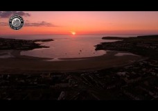 Aerial Drone Video of a beautiful June Sunset in Kilkee Co. Clare